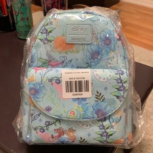 Loungefly Cinderella floral mini backpack & wallet set
